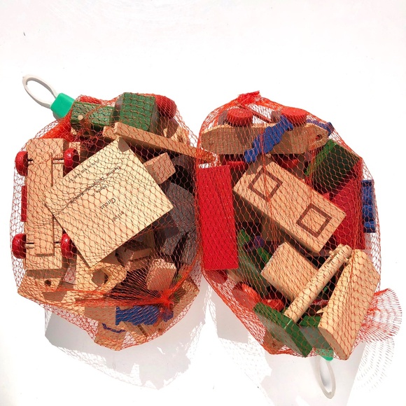 vintage Lot 2 sets East Germany Wooden Play Set Children Toy Circus Station - Picture 6 of 12